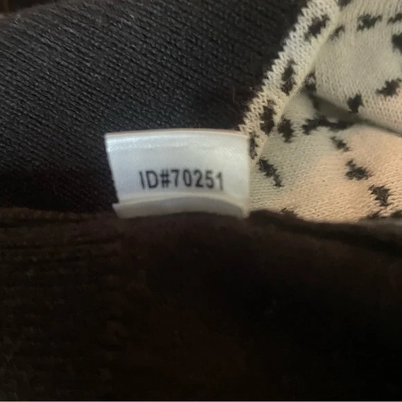 Ann Taylor
Black and White Patterned crew neck Cardigan
Back full black size XL - Picture 7 of 7